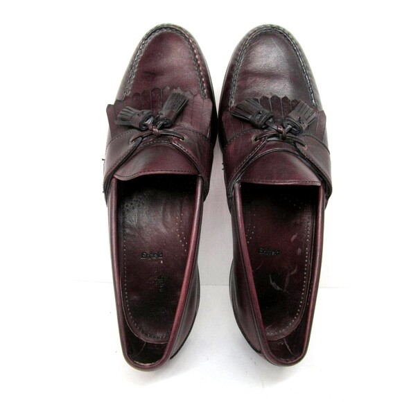 Allen Edmonds Enfield Mens Browm Kilted Tasseled Full Strap Loafers  US 10.5 D - Picture 11 of 12